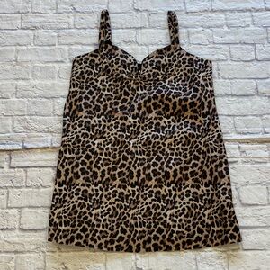 NWT Sleeveless Leopard Print Dhruv Kapour Mini Dress